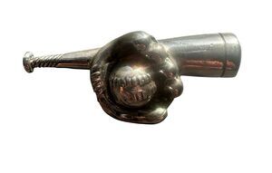 Best Silverplate Baseball Glove Bat pendant brooch